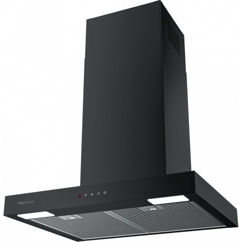 Campana Decoativa Mepamsa Stilo Neo 60 De Pared Negro 610 M³/H B