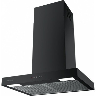 Campana Decoativa Mepamsa Stilo Neo 60 De Pared Negro 610 M³/H B