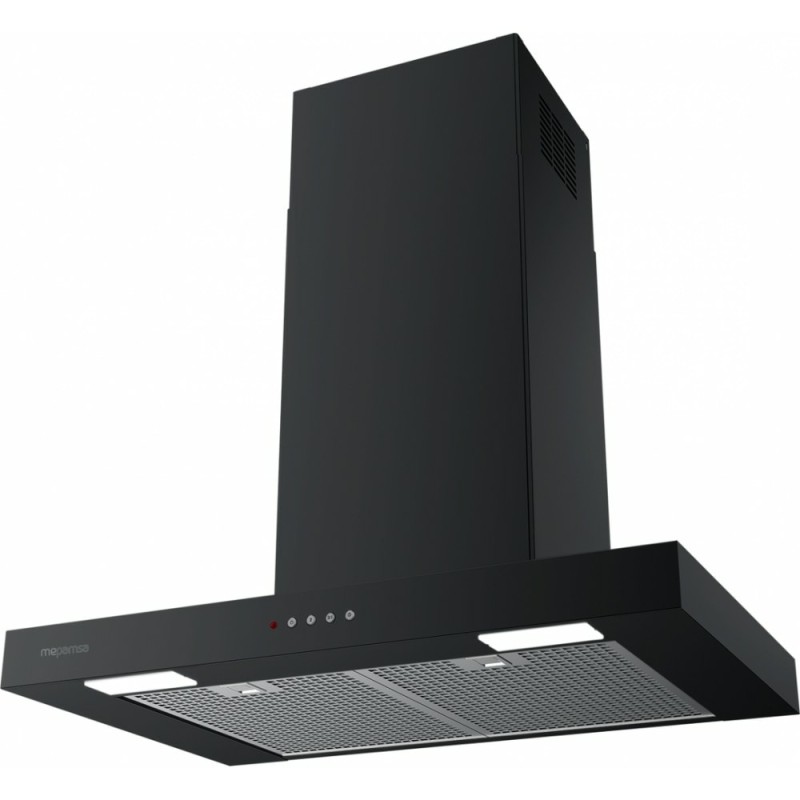Campana Decoativa Mepamsa Stilo Neo 70 De Pared Negro 610 M³/H B