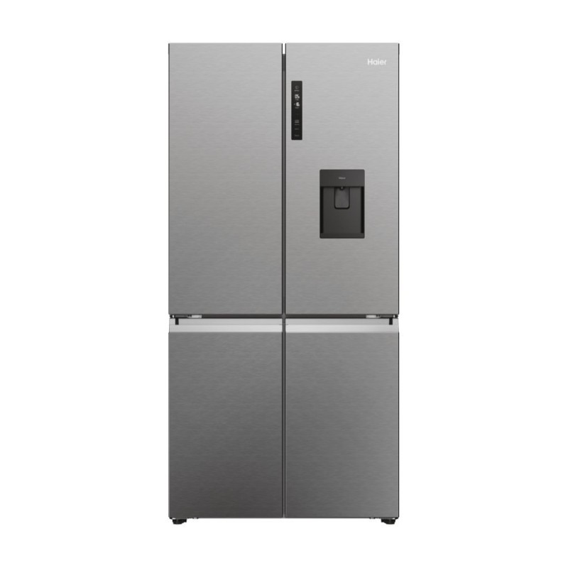 Frigorífico Americano Haier Cube 90 Serie 5 Hcr5919Ehmp Puerta Lado A Lado Independiente 525 L E Platino, Acero Inoxidable