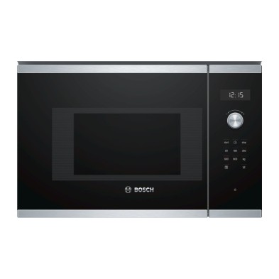 Microondas Bosch Serie 6 Bfl524Ms0 Negro, Acero Inoxidable Solo Integrado 20 L 800 W