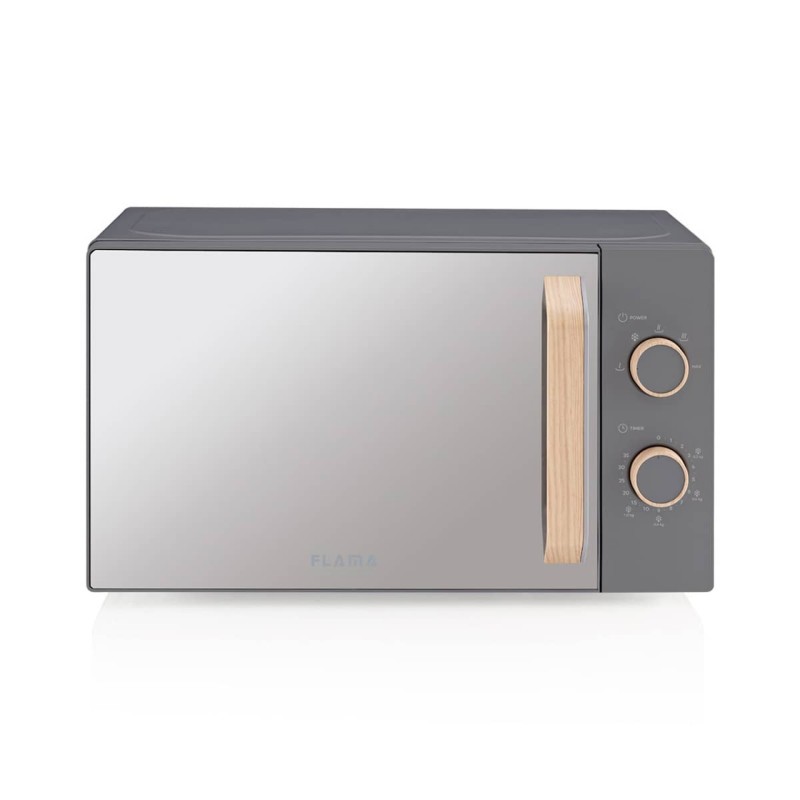 Microondas Flama 1832Fl Gris Solo Encimera 20 L 700 W