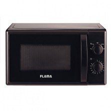 Microondas Flama 1834Fl Negro Solo Encimera 20 L 800 W