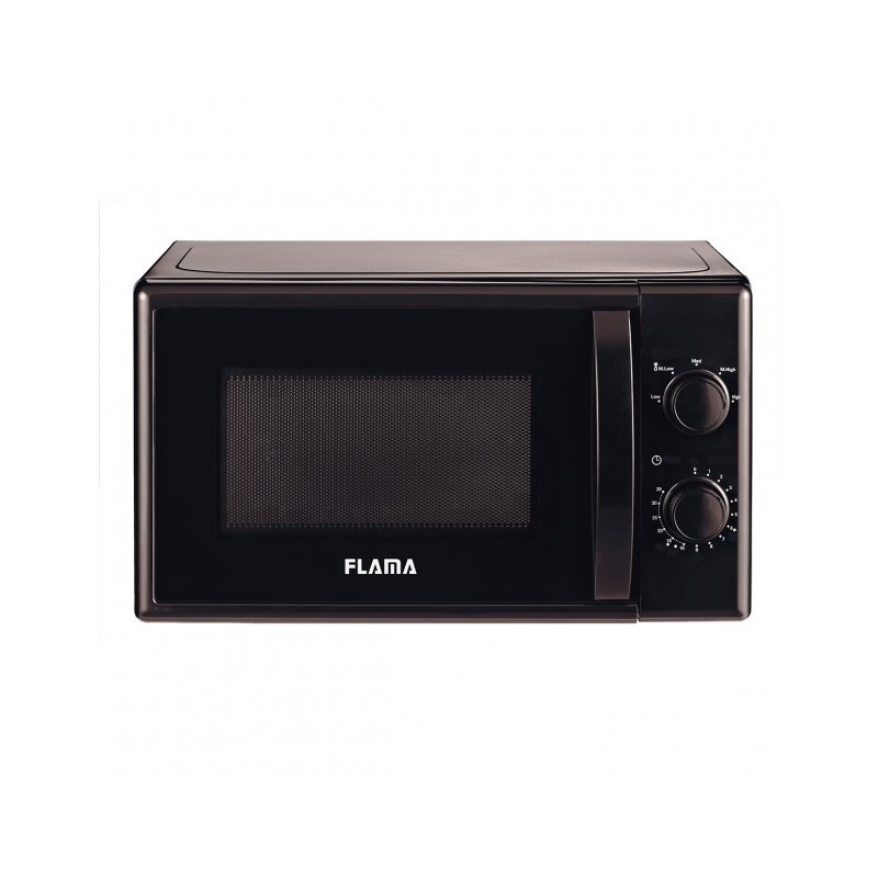 Microondas Flama 1834Fl Negro Solo Encimera 20 L 800 W