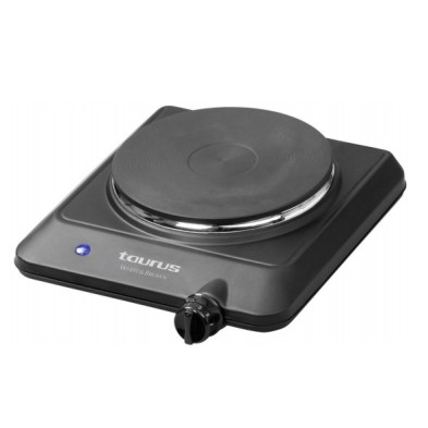 Hornillo Taurus Volcano Uno Negro, Acero Inoxidable Encimera Eléctrico / Placa Eléctrica 1 Zona(S)
