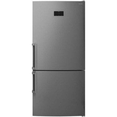 Frigorífico Combi Sharp SJNBA35CHXPEES - 186 x 84, XXL, clase E, 407 L + 181 L, inox