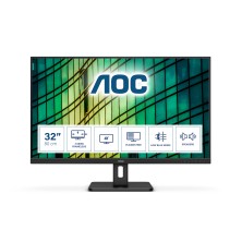 Monitor Aoc E2 U32E2N Led Displa 31.5" 3840 X 2160 Pixeles 4K Ultra Hd Negro