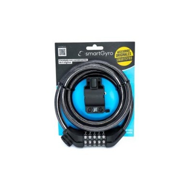 Candado Para Bicicleta Smartgyro Sg27-348 Negro 1800 Mm Cable Antirrobo