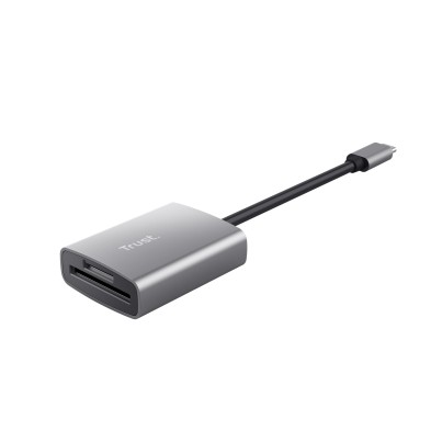 Lector De Tarjeta Trust 24136 Usb 3.2 Gen 1 3.1 Gen 1 Type-C Aluminio