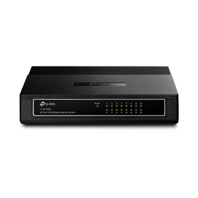 Switch Tp-Link Tl-Sf1016D No Administrado Fast Ethernet 10/100 Negro