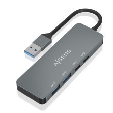 Hub Aisens Usb 3.2 Gen2 10G Usb-A Usb-A/M-2Xusb-C/H-2Xusb-A/H Gr