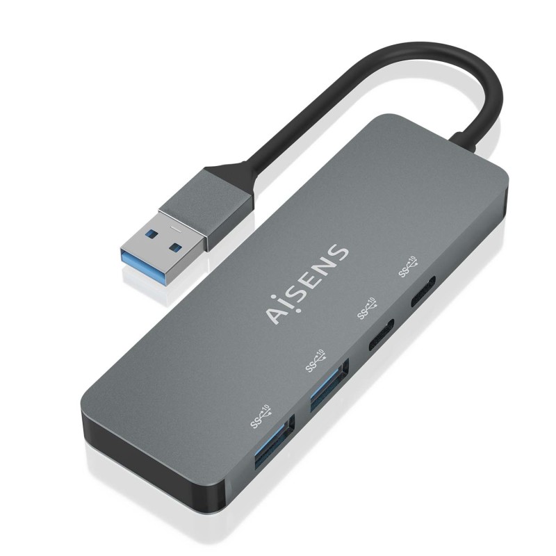 Hub Aisens Usb 3.2 Gen2 10G Usb-A Usb-A/M-2Xusb-C/H-2Xusb-A/H Gr