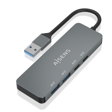 Hub Aisens Usb 3.2 Gen2 10G Usb-A Usb-A/M-2Xusb-C/H-2Xusb-A/H Gr