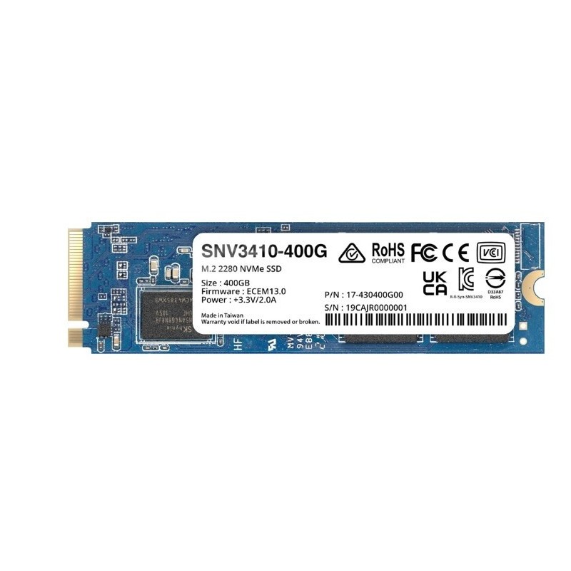 Disco Duro Synology Snv3410 400 Gb M.2 Pci Express 3.0 Nvme