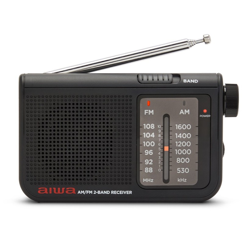 Radio Portatil Aiwa Rs-55Bk Personal Analógica Negro
