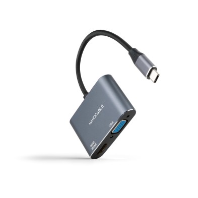 Conversor Nanocable Usb-C A Hdmi/Vg Gris