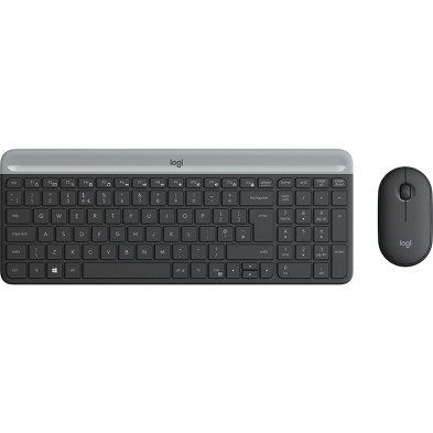 teclado Logitech MK470 Ratón incluido Universal RF inalámbrico QWERTY Español Grafito