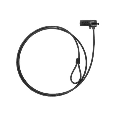 Cable de Seguridad TooQ con Combinación para Portátiles 1.5 metros Color Gris Oscuro