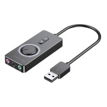 adatador de Sonido Vention CDRBB/ USB Macho - 3x Jack 3.5 Hembra