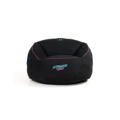 Puff Woxter Stinger, Negro y Azul Tela Antimanchas