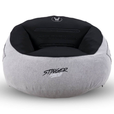 Puff Woxter Stinger Negro y Gris Tela Antimanchas