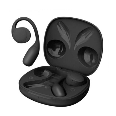 Auriculares deportivos bluetooth spc ether 2 sense con estuche de carga/ autonomía 8h/ negros