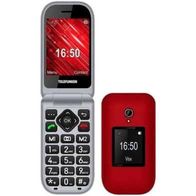 Teléfono para Personas Mayores Telefunken S460 Rojo