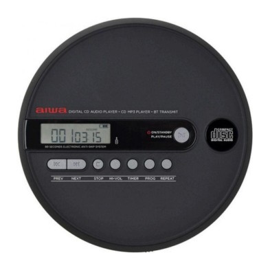 Reproductor de Cd Cdr Mp3 Aiwa PCD-1000BT Negro