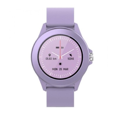 Smartwatch forever colorum cw-300 Notificaciones Purpura IP68