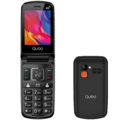 Teléfono para Personas Mayores Móvil Qubo P-210NW 4G Negro