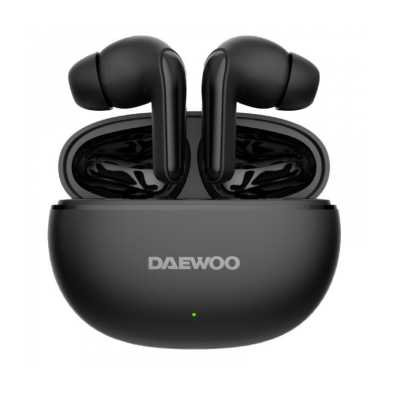 Auriculares bluetooth daewoo dw2004 con estuche de carga/ autonomía 5h/ negros