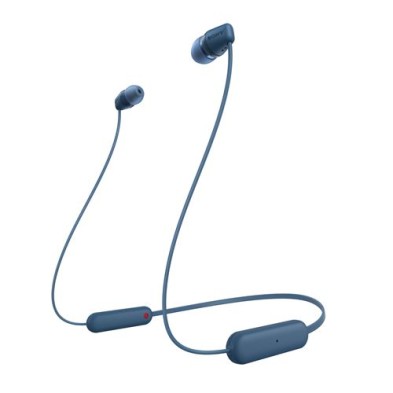 Auriculares Bluetooth Sony WI-C100 25H de Autonomía Azul