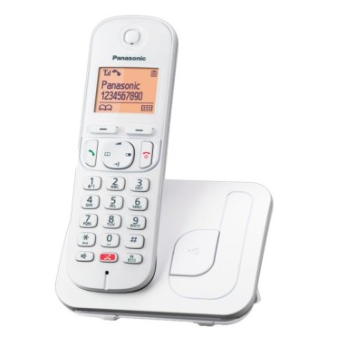 Teléfono Inalámbrico Panasonic KX-TGC250SPW Blanco