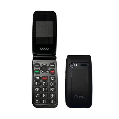 Teléfono para Personas Mayores Móvil Qubo NEONW Negro