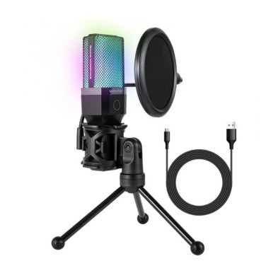 Micrófono woxter mic studio 65 rgb/ usb 2.0