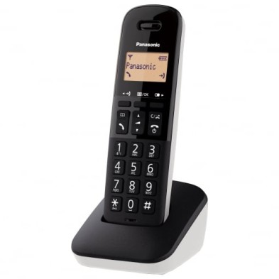 Teléfono Inalámbrico Panasonic KXTGB610SPW Blanco/Negro
