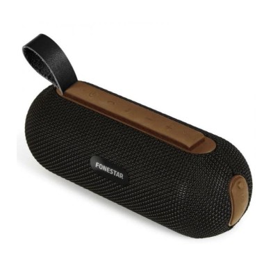 Altavoz con bluetooth fonestar pocket-m/ 3w/ 1.0/ negro y marrón