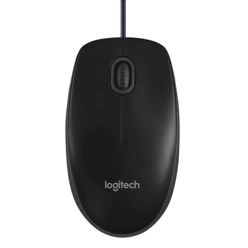 Logitech B100 ratón Oficina Ambidextro USB tipo A Óptico 800 DPI