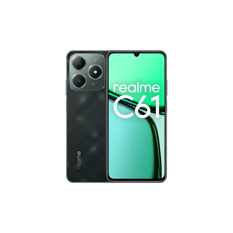 realme C61 17,1 cm (6.74") SIM doble Android 14 4G USB Tipo C 6 GB 256 GB 5000 mAh Verde
