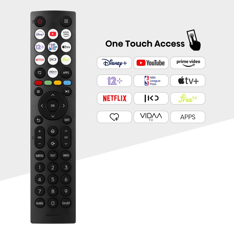 Hisense 32A4N Televisor 81,3 cm (32") HD Smart TV Wifi Negro 200 cd / m²