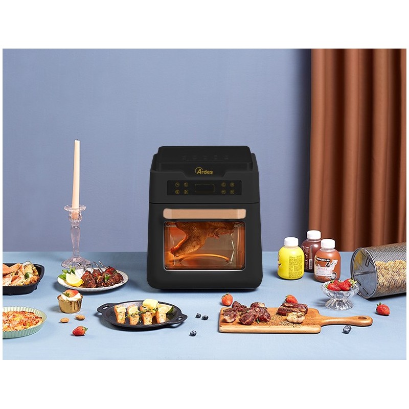 Ardes AR1K3000 freidora Sencillo 12 L Independiente 1700 W Freidora de aire caliente Negro
