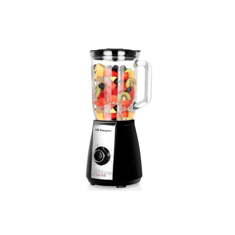 Orbegozo BV 6575 licuadora 1,5 L Batidora de vaso 600 W Negro
