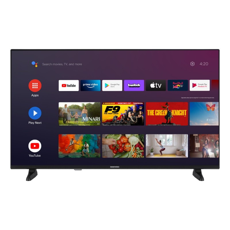 Daewoo 40DM62FA Televisor 101,6 cm (40") Full HD Smart TV Wifi Negro 250 cd / m²