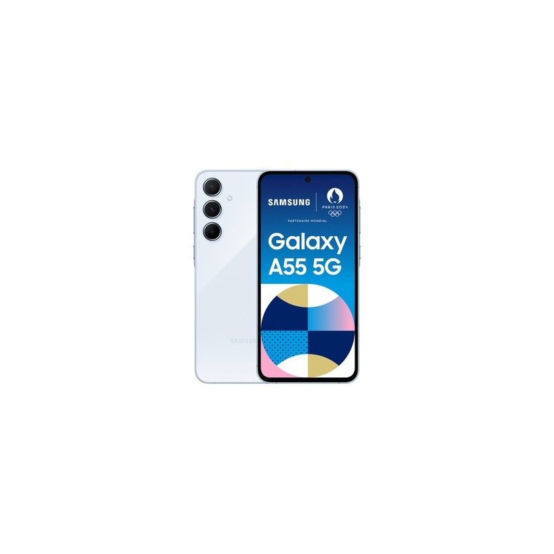 Samsung Galaxy A55 5G 16,8 cm (6.6") Ranura híbrida Dual SIM Android 14 USB Tipo C 8 GB 128 GB 5000