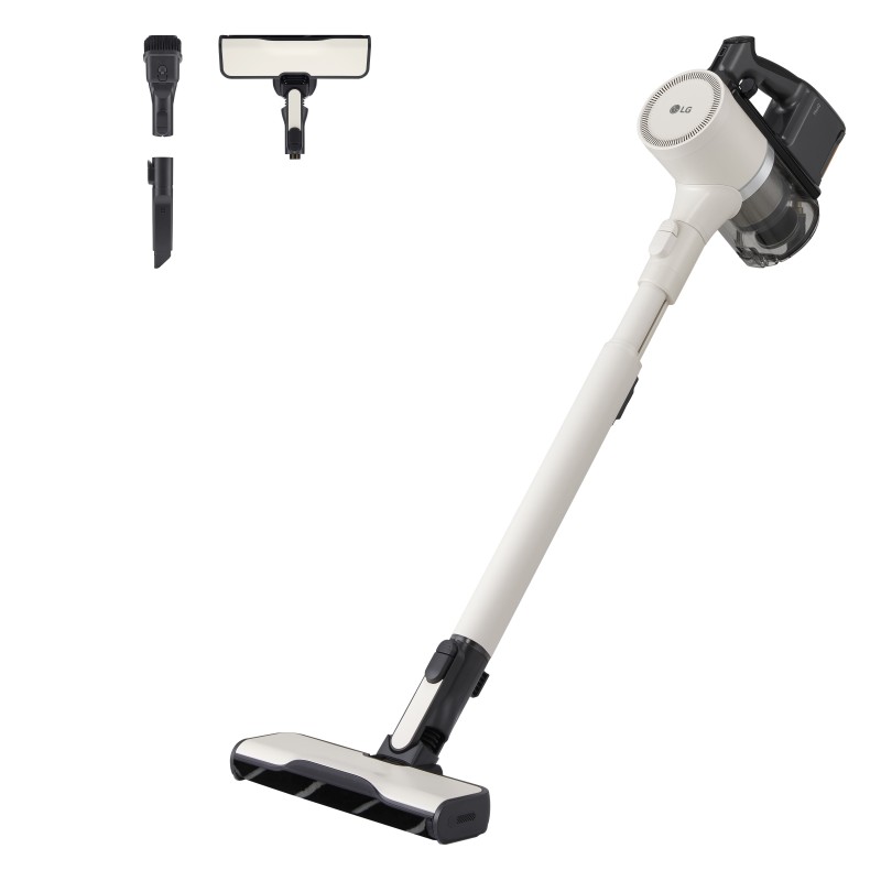 Aspiradora Lg Cordzero A9K-Lite1C  Escoba Batería Secar Hepa Sin Bolsa 1,05 L 220 W Beige, Negro