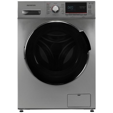 Lavadora Infiniton Wm-1Dg2  Carga Frontal 12 Kg 1400 Rpm Negro, Acero Inoxidable