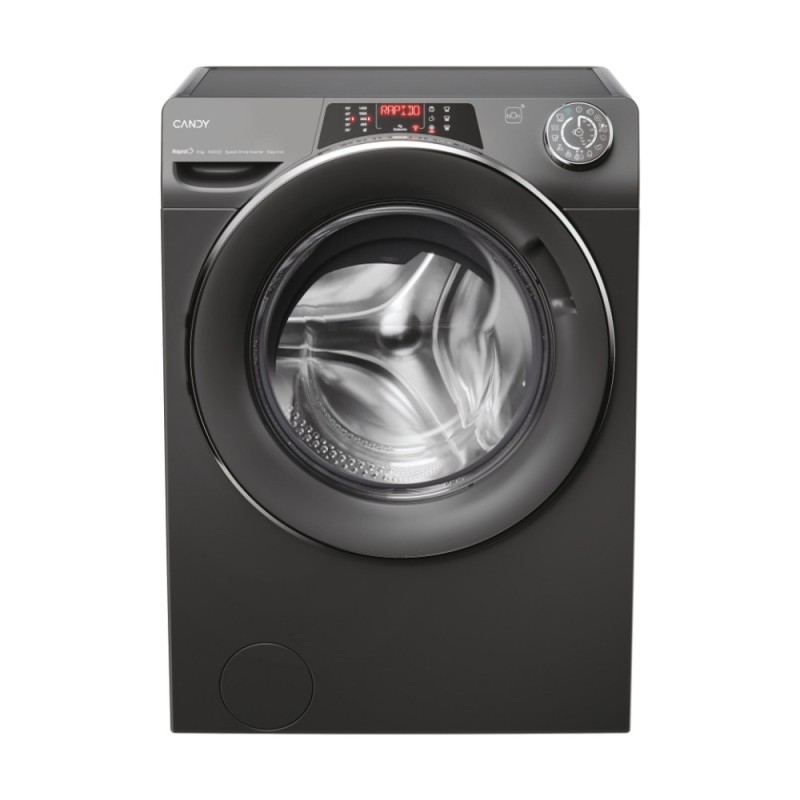 Lavadora Candy Rapidó Ro1484Dwmcrt/1-S  Carga Frontal 8 Kg 1400 Rpm Antracita