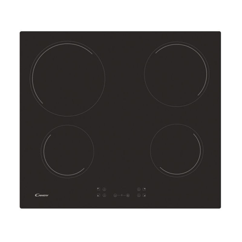 Vitrocerámica Candy Idea Ch64Ccb/4U2 Negro Integrado 59 Cm Cerámico 4 Zona(S)