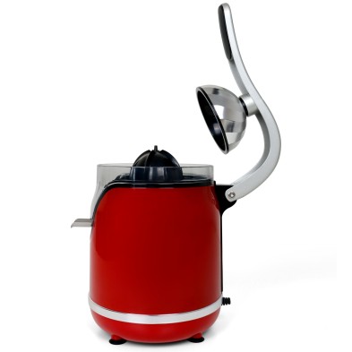 Exprimidor Jata Jeex1059   Eléctrico Con Brazo 160 W Rojo, Acero Inoxidable
