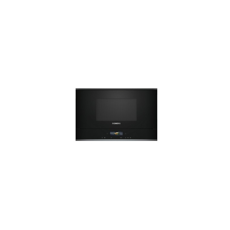 Microondas Siemens Iq700 Be732L1B1  Negro  Combinado Integrado 21 L 900 W